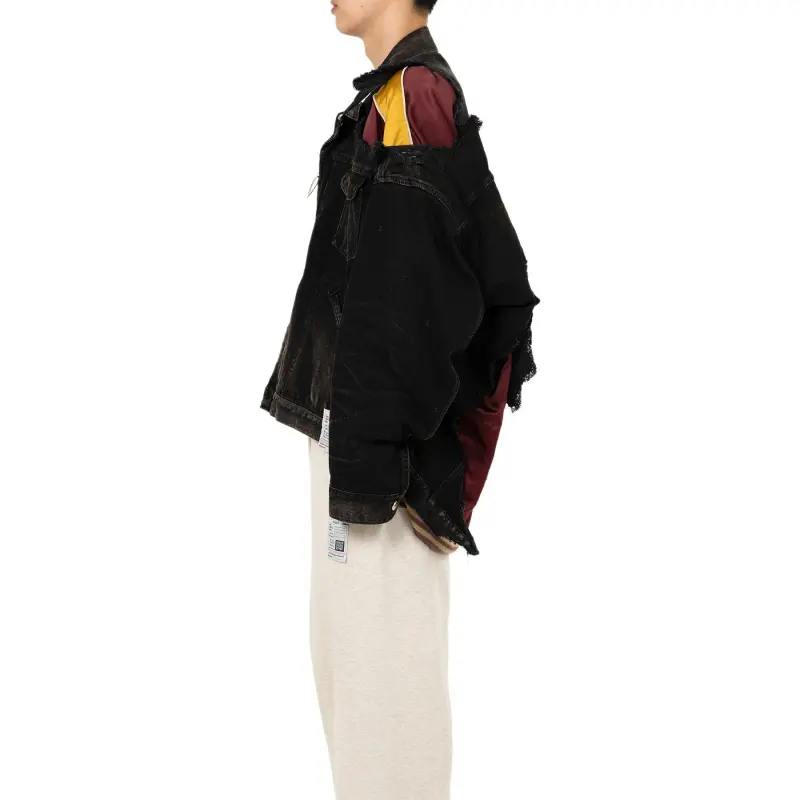 Maison Mihara Yasuhiro Layered Denim Jacket-5