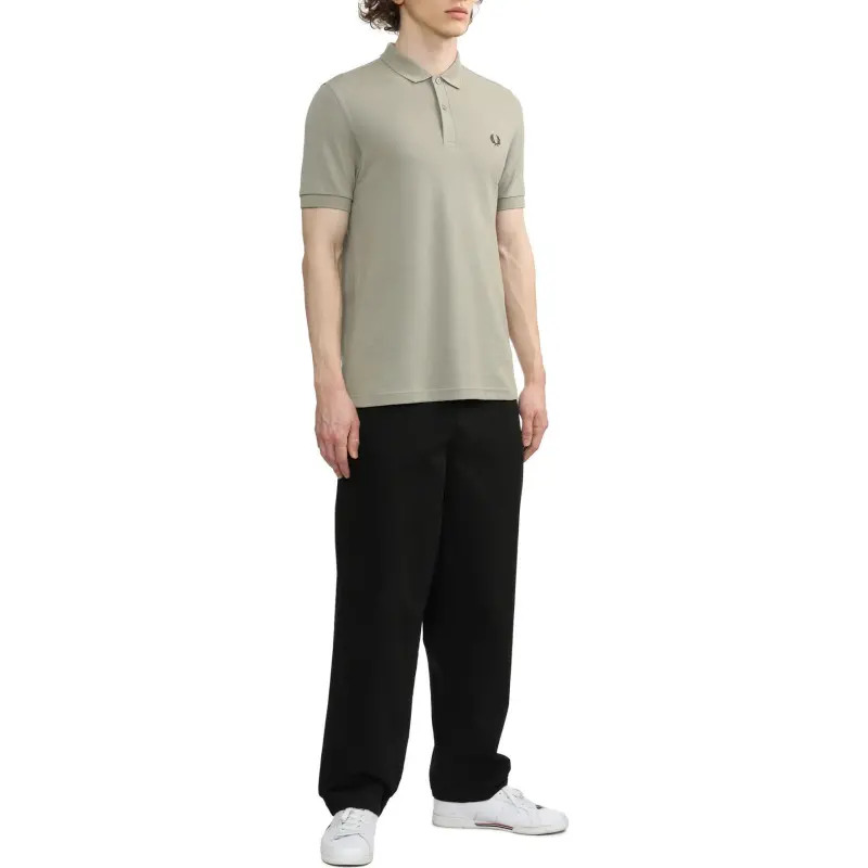 FRED PERRY FW24 Polo Shirt Men's Dark Khaki-3