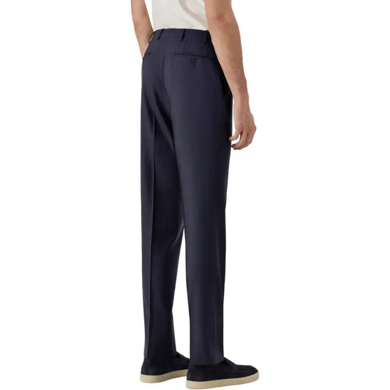 CANALI Suit Trouser Men's Navy Blue-1