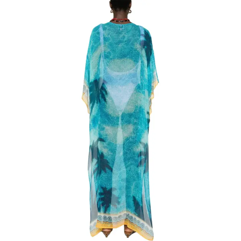 CASABLANCA Silk Chiffon Maxi Dress-2