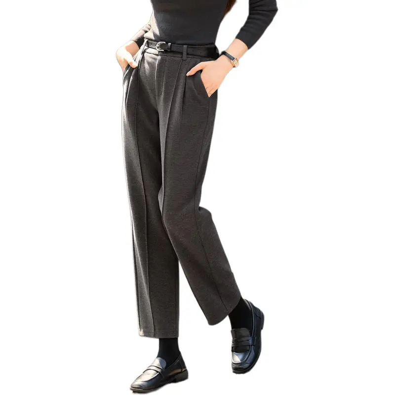 Mo Han Yi Mei Casual Pants Women's Medium Gray-7