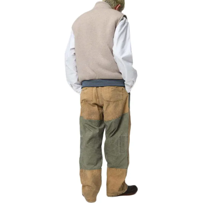Bowwow SS25 TIN CLOTH LOGGER PANTS Jeans Unisex-5