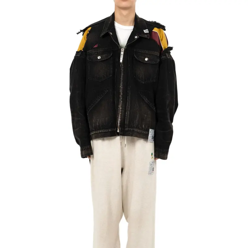 Maison Mihara Yasuhiro Layered Denim Jacket-2
