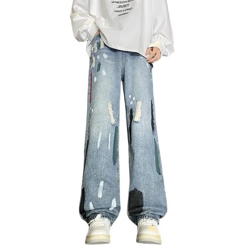 NVRFRGT Jeans Unisex Light Blue-3