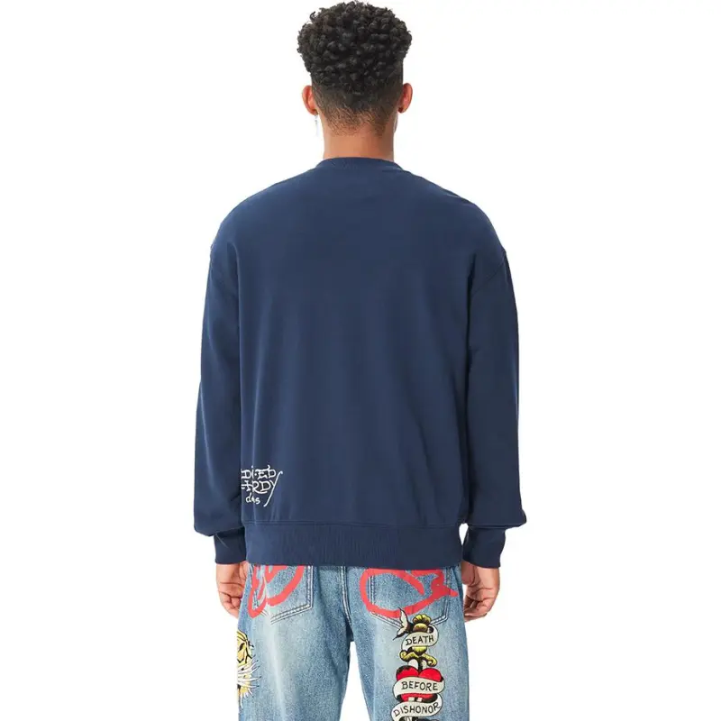 Ed Hardy Sweatshirt Men's Midnight Blue-2