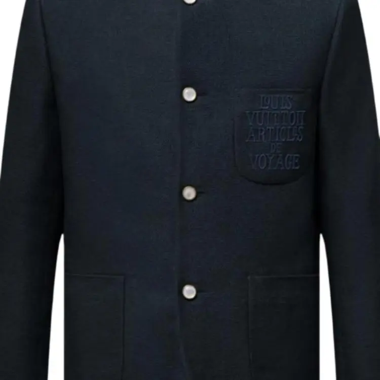 LOUIS VUITTON Chic Collarless Jacket-1