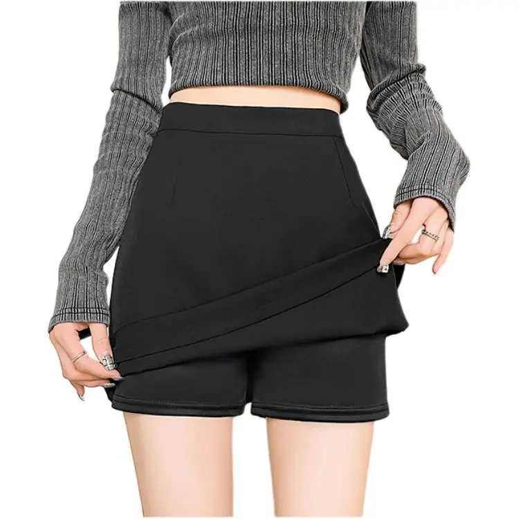 Mu Qingqing Casual Short Skirts Women's-3