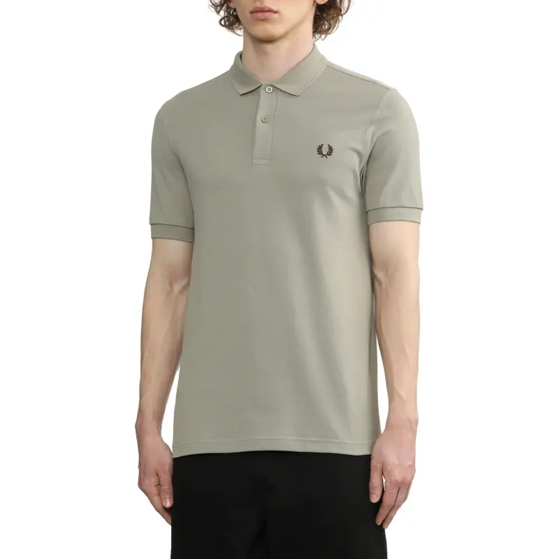 FRED PERRY FW24 Polo Shirt Men's Dark Khaki-2