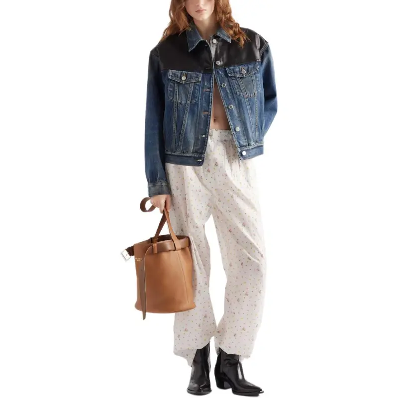 PRADA SS25 Jackets & Coats Women's Marine Blue-1