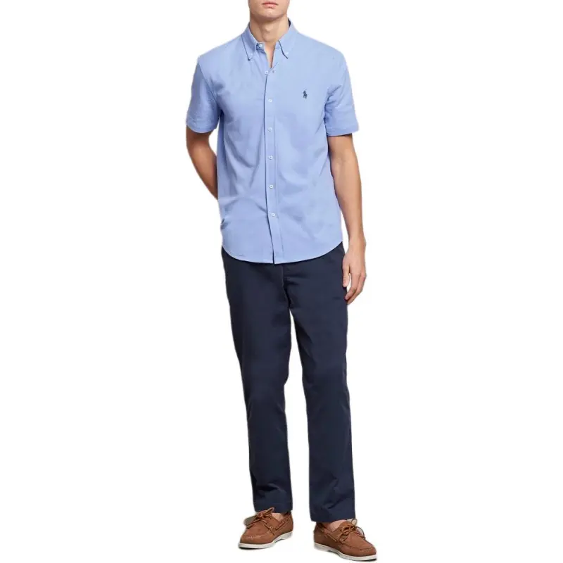 Polo Ralph Lauren SS24 Shirt Men's Hong Kong Island Blue-1