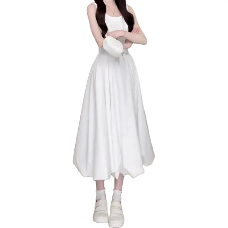 Dior Beauty Slip Dresses Women's White-3