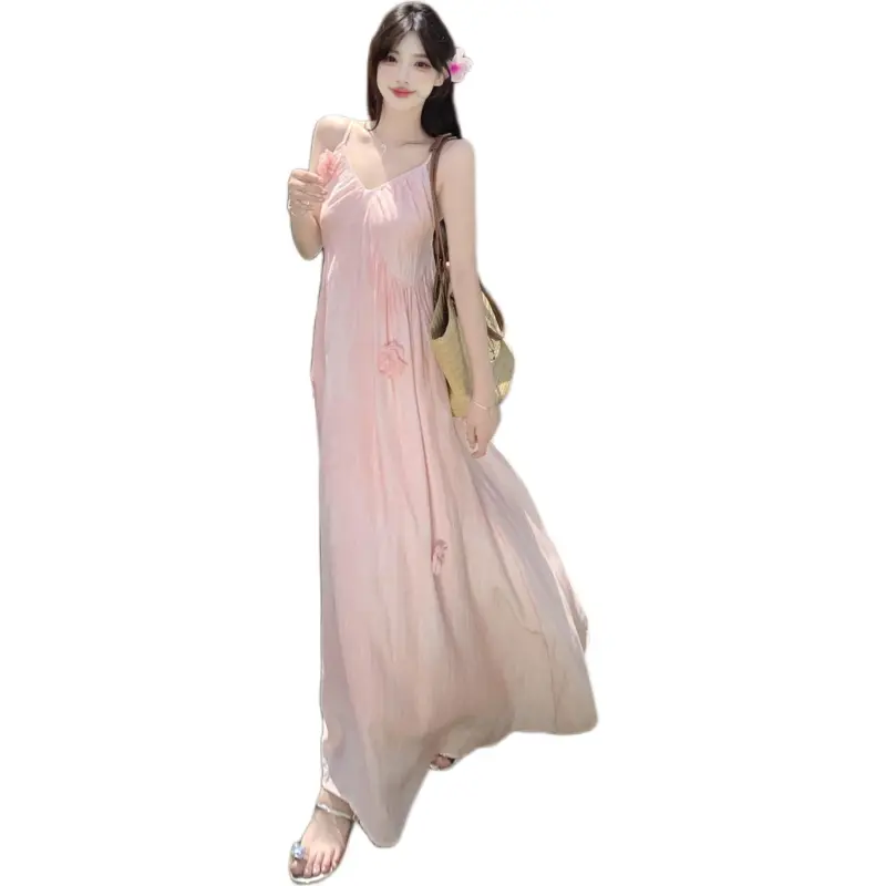 Dior Beauty Slip Dresses Women's Pink-3