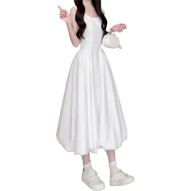 Dior Beauty Slip Dresses Women's White-2