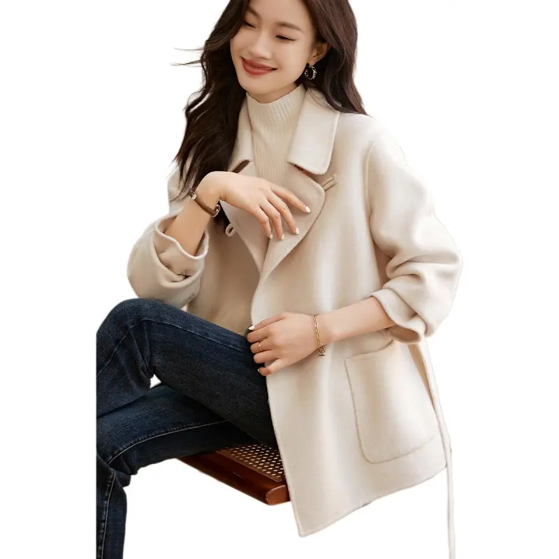 Mo Han Yi Mei Coat Women's Ecru-2