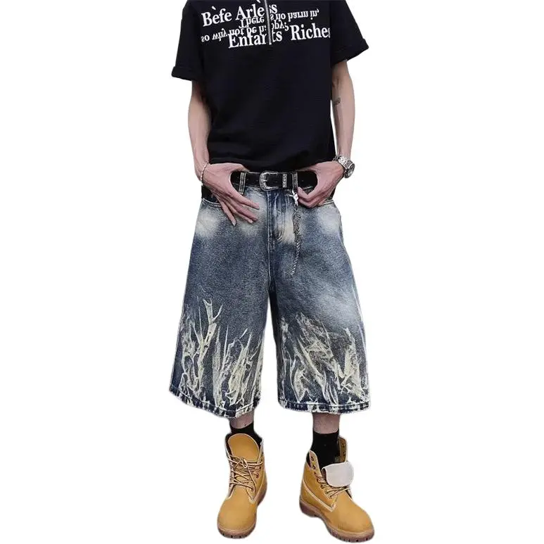 CORNILOT Denim Shorts Unisex Blue-1