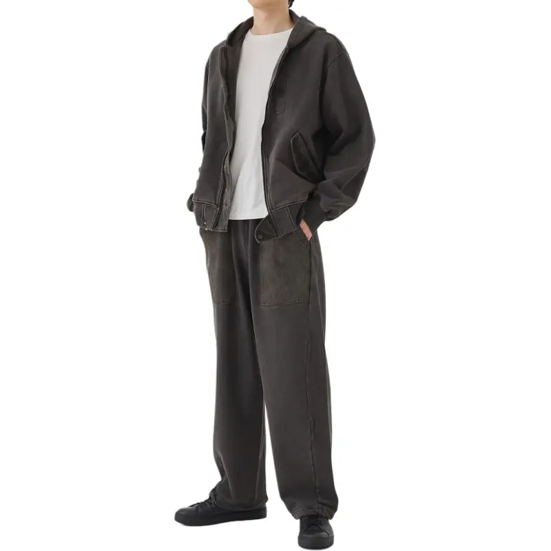UNITED TOKYO SS25 Knitted Sweatpants Men's Dark Gray-1