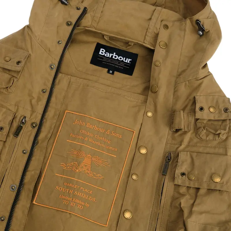 BARBOUR Jackets & Coats Men's Khaki-11