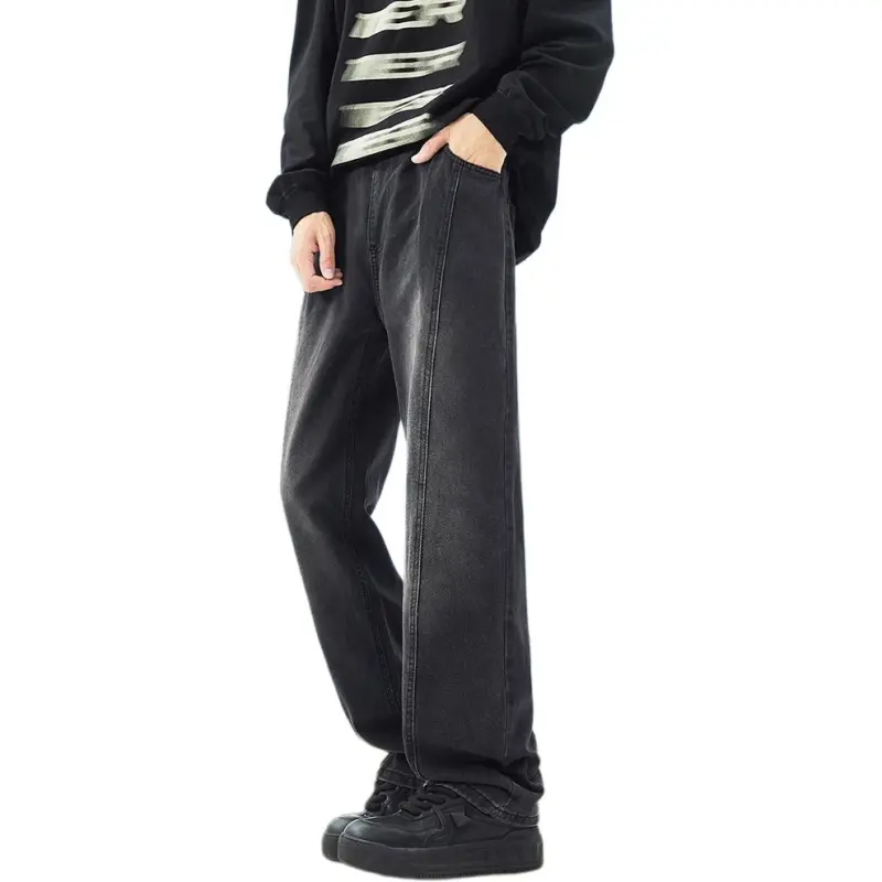 DUATOGE Jeans Men Black -2