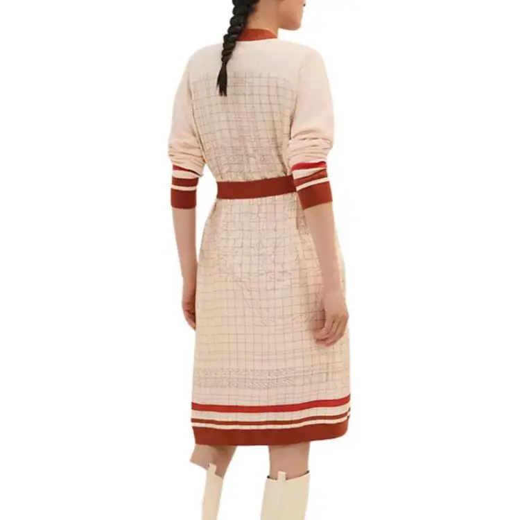 HERMES Sweater Women's Beige High Mountain Clay-2