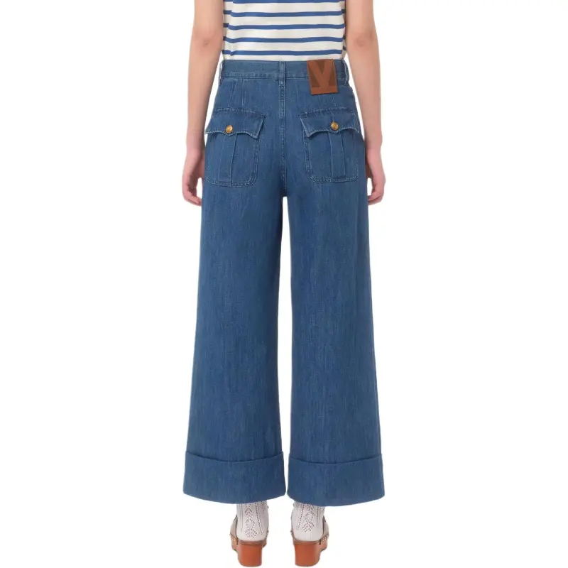 Valentino Lightweight Wide leg Jeans-2