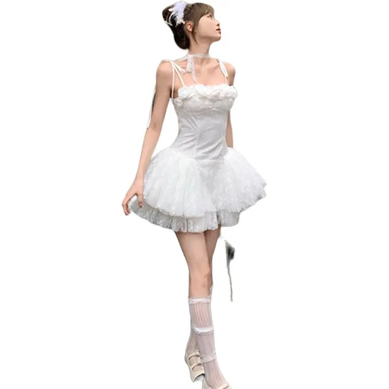 Mu Xiao Xin Slip Dresses Women's-3
