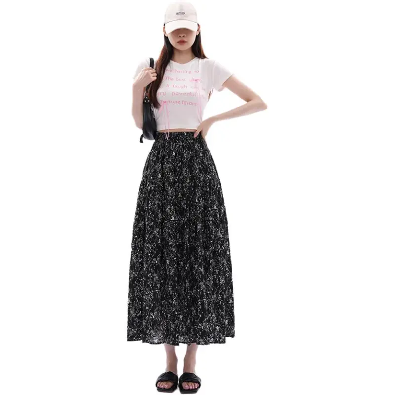 Mu Xiao Xin Casual Long Skirt Women's-8