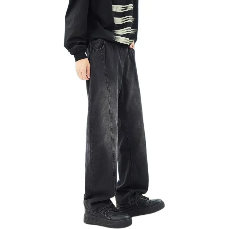 DUATOGE Jeans Men Black -4