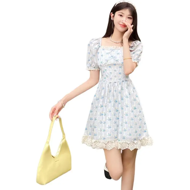Mu Xiao Xin Short Sleeved Dress Women's-2