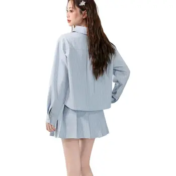 ETSE Skirt Set Women's Light Blue