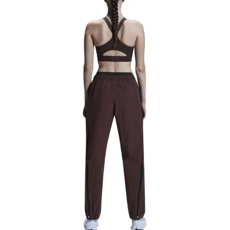 On Knitted Sports Pants Women's Chestnut-3