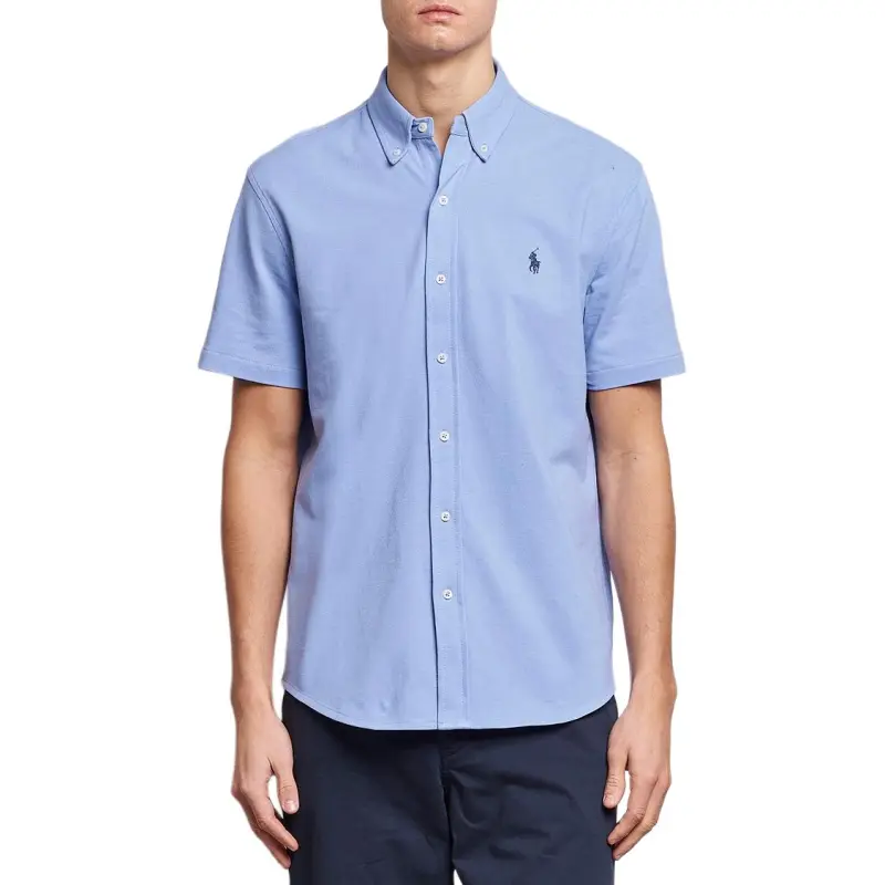 Polo Ralph Lauren SS24 Shirt Men's Hong Kong Island Blue-2