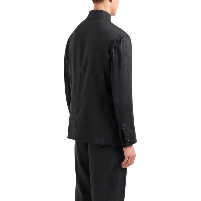 GIORGIO ARMANI FW24 Jackets Coats Men's Black-3