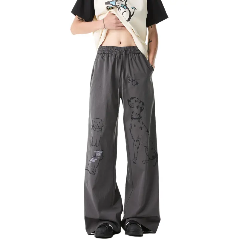 Fakeyoung Casual Pants Unisex-7