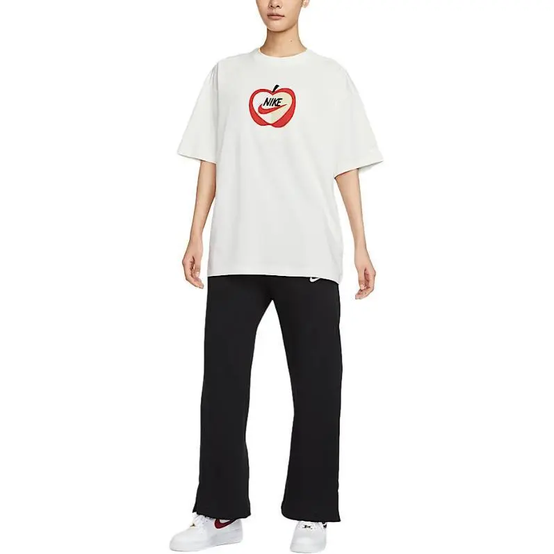 Nike Sportswear T Shirt Women's Sail White-2