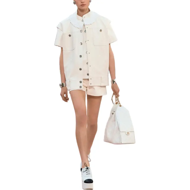 CHANEL 25S Spring Summer Collection Tank Top Women's White-1