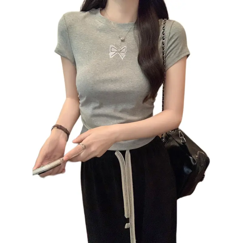 Mu Xiao Xin Set in Sleeve T Shirt Women's-2