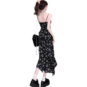 The Temptation Of The Muse Slip Dress Women's Black