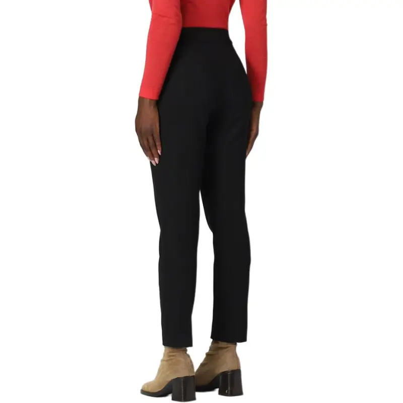 MaxMara Slim Cut Straight Leg Trousers-4