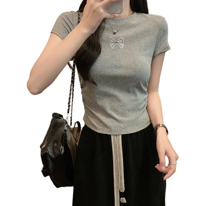 Mu Xiao Xin Set in Sleeve T Shirt Women's-1
