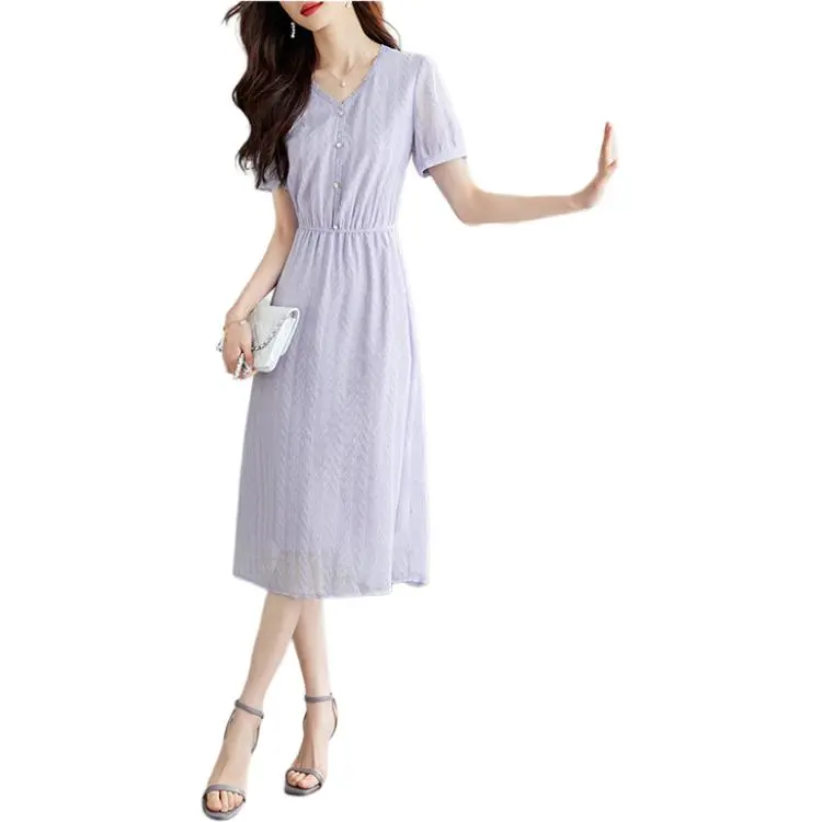 LUYOUYE Short Sleeved Dress Women's-2