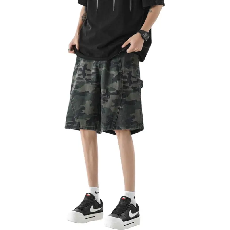 WELTER EXPERIMENT Cargo Shorts Unisex Camouflage-1