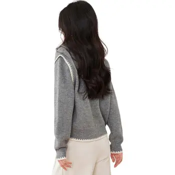 La Chapelle Knitwear Women's Gray