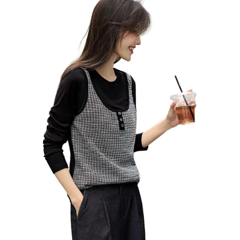 XWI T Shirts Women's Black/White-5