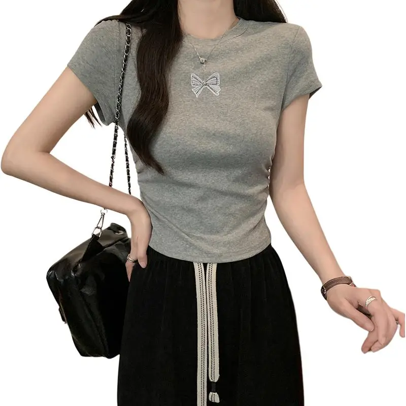 Mu Xiao Xin Set in Sleeve T Shirt Women's-3