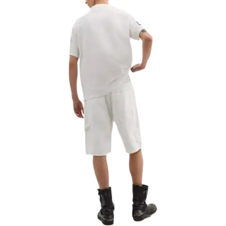 COACH Denim Shorts Men White-2