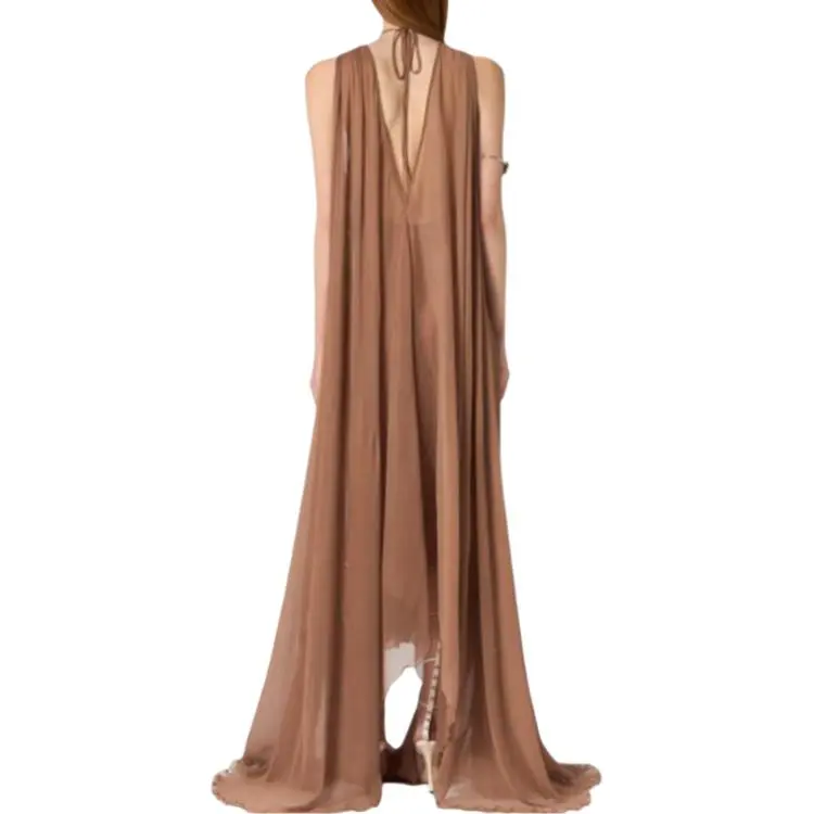 Blumarine Floral brooch Maxi Dress-3