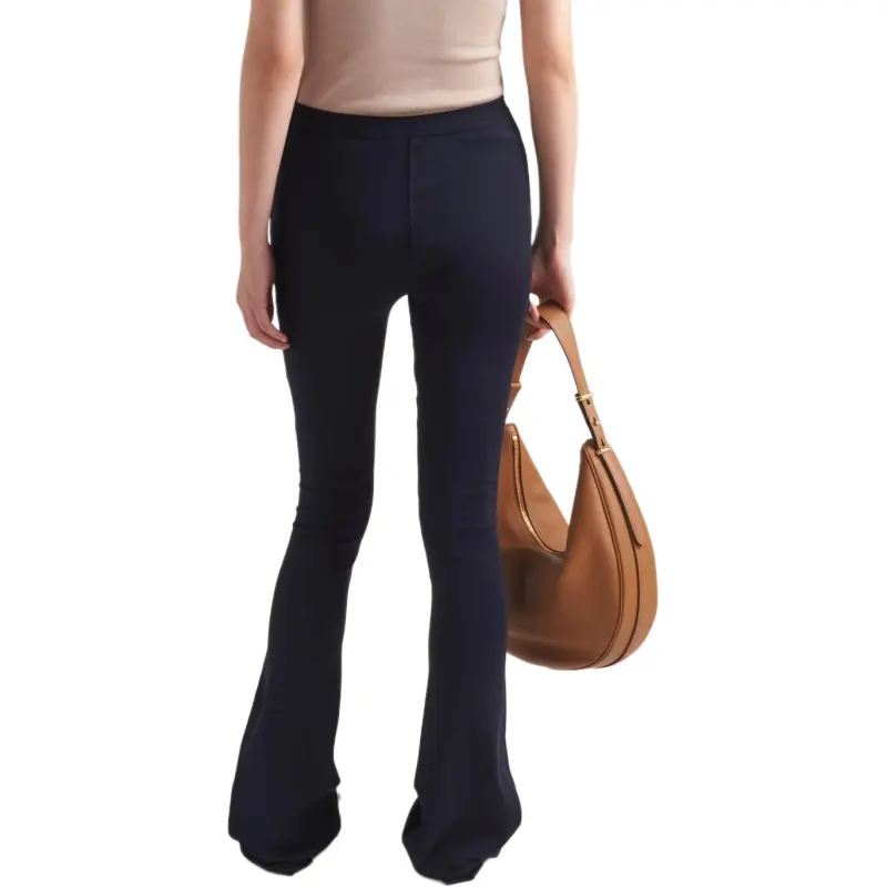 PRADA Ribbed Cotton Trousers-2