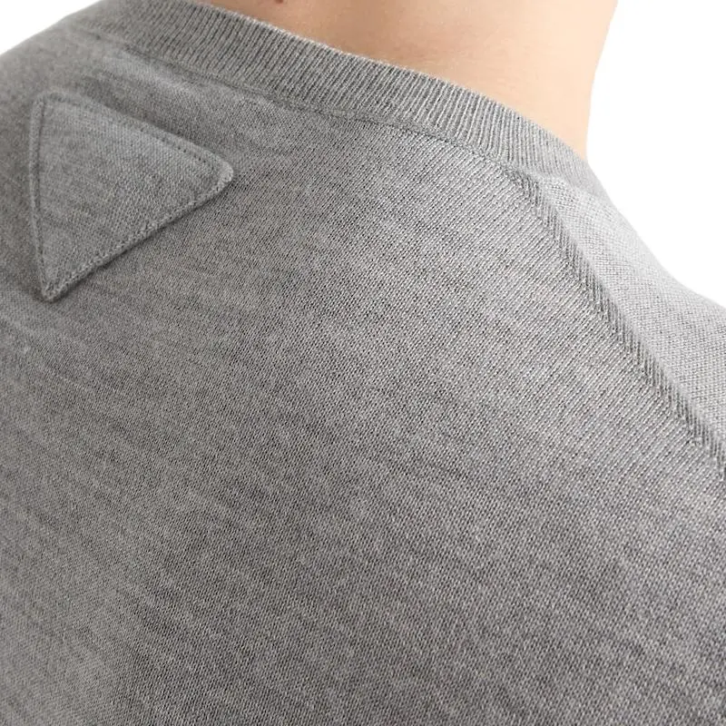 PRADA Cashmere Sweater Men's Gray-5