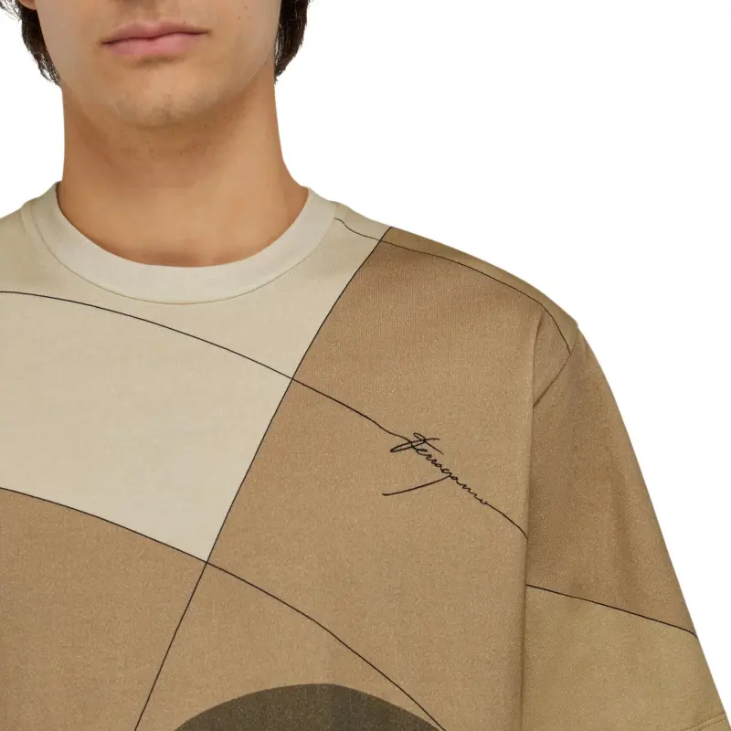 FERRAGAMO SS25 T Shirt Men's Stone Color-4