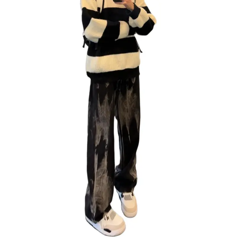 BENGEN Jeans Unisex Black-3